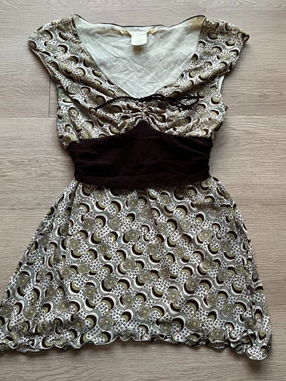 Max Studio Mesh Y2K Top